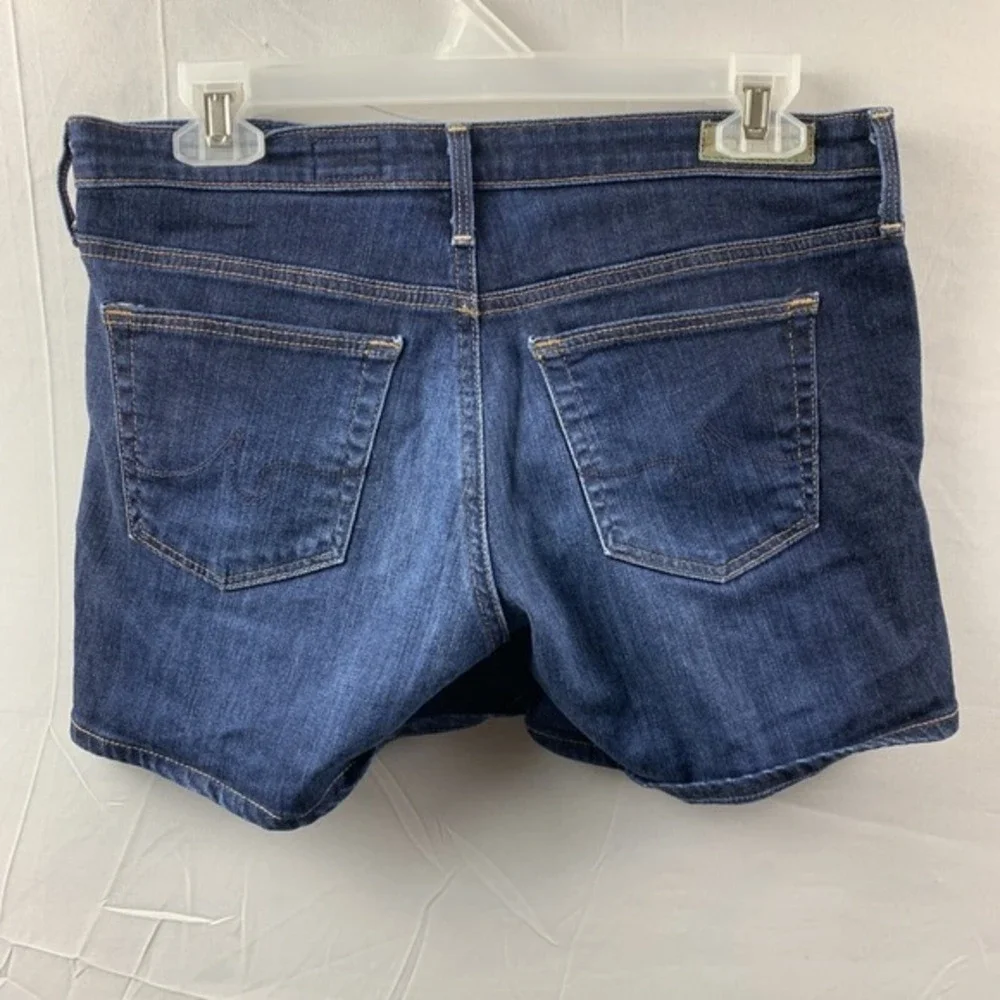 Adriano Goldschmied The Stevie‎ Short Slim Short Blue Jean Dark Denim Wash 27